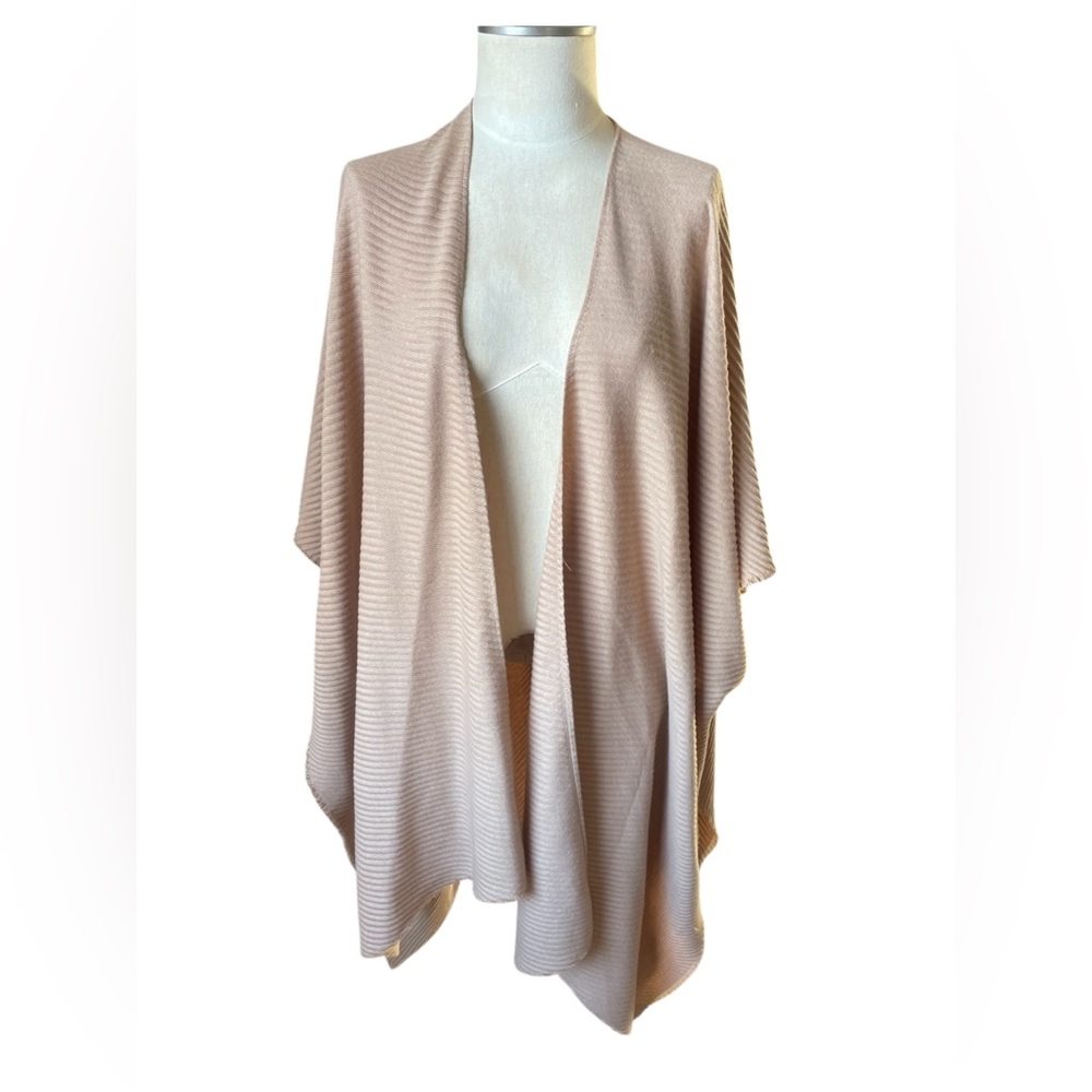 Vince Camuto Soft Beige Women's Poncho
